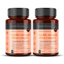 pureclinica Double Strength Silica Complex – 500mg Horsetail Extract (4:1) per Tablet – 180 Tablets (2 Bottles) – 6 Month Supply – with Zinc, Manganese & Boron