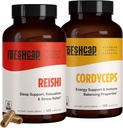 FreshCap, Adaptogen Bundle (Reishi Capsules e Cordyceps Capsule)