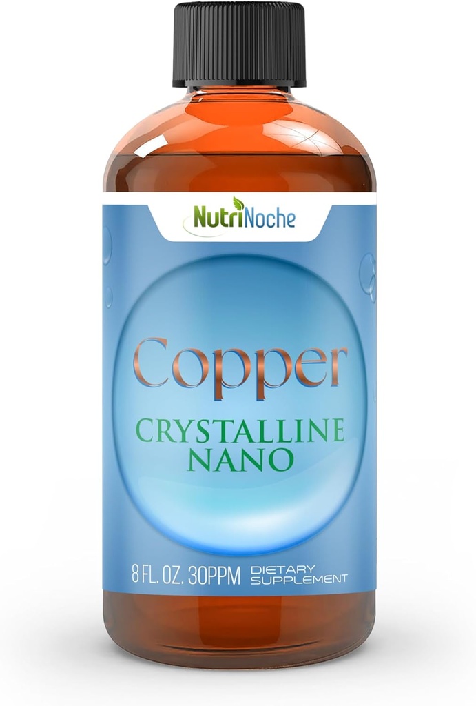 NutriNoche Liquid Colloidal Copper Supplement | 99.99% Ultra Pure Crystalline Nano Copper sənaye