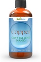NutriNoche Líquido Colloidal Copper Suplemento ← 99.99% Ultra Pure Crystalline Nano Copper Partículas