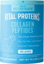 Vitální proteiny Kolagen Peptides Powder - Tráva Fed Kolagen Peptidy pro vlasy, hřebíky, kůže, kosti a společné zdraví, Neochucené, 27 Služeb