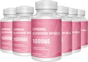 Lipozomální Glutathione Softgels 1500MG, snížený Glutathione dodatek s vitamínem C, lepší absorpce, Non-GMO Výkonný antioxidant pro zdravé stárnutí, detox, imunitní zdraví, 360 Softgels