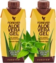 Pentru totdeauna Living Aloe Vera Gel® Minis (330mL/11/15oz Fiecare) 99,7% Pure Inner Leaf Aloe Vera Gel, No Added Conservatives. Fără gluten (pachet de 2)