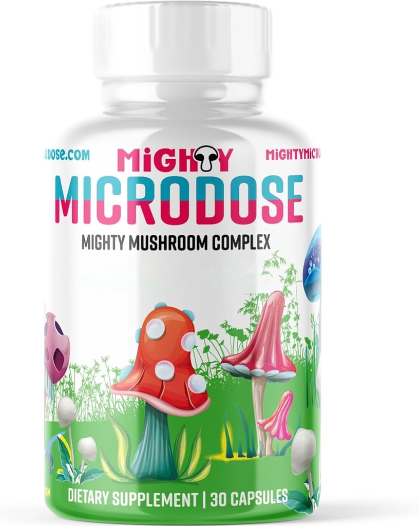 5-Mushroom Nootropic Blend - 30 Kapsulas, Turcija Aste, Reishi, Maitake Sēņu ekstrakts ar augstu beta-glikonu, & Lion Mane Sēņu papildkapsules, Funkcionālās Sēņu piedevas