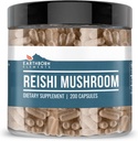 Earthborn Elements Reishi Mushroom 200 Capsules, Pure & Onverdund, Geen Additieven