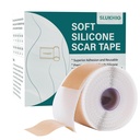 Silicone Scar Sheets (1,6 "x 158" Roll-4M), Silicone Scar Tape för Scar Removal Behandling, Återanvändbara Silicone Scar Strips för C-Sektion, Keloid, Bränn, Acne, Surgical Scars