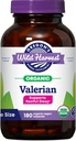 Oregongo Wild Harvest Ez-GMO Organikoa Valerian kapsulak Ez-ohikoak Herbal Sleep Aid, Melatonin Free, 180Count