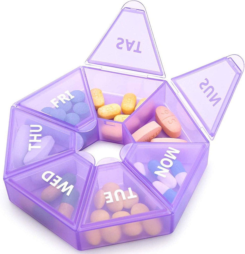 Weekly Piller an 7 Day Pyl Pieter Daily Media Case for vironic Fish Piells supplement Arthris Friend