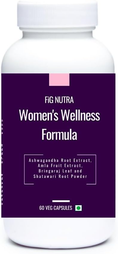 FiG Nutra’s Women’s Wellness Formula – Umfassende Unterstützung für Vitalität, Immunität, Stress Relief & Hormonal Balance – 60 Veg Caps