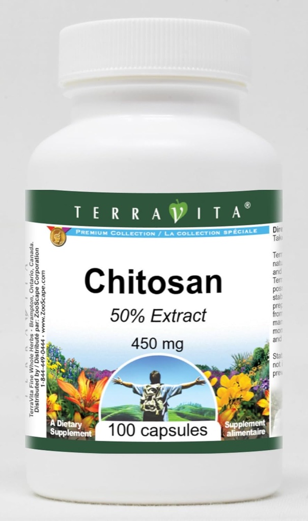 Chitosan 50% - 450 mg (100 kapslar, ZIN: 519711)