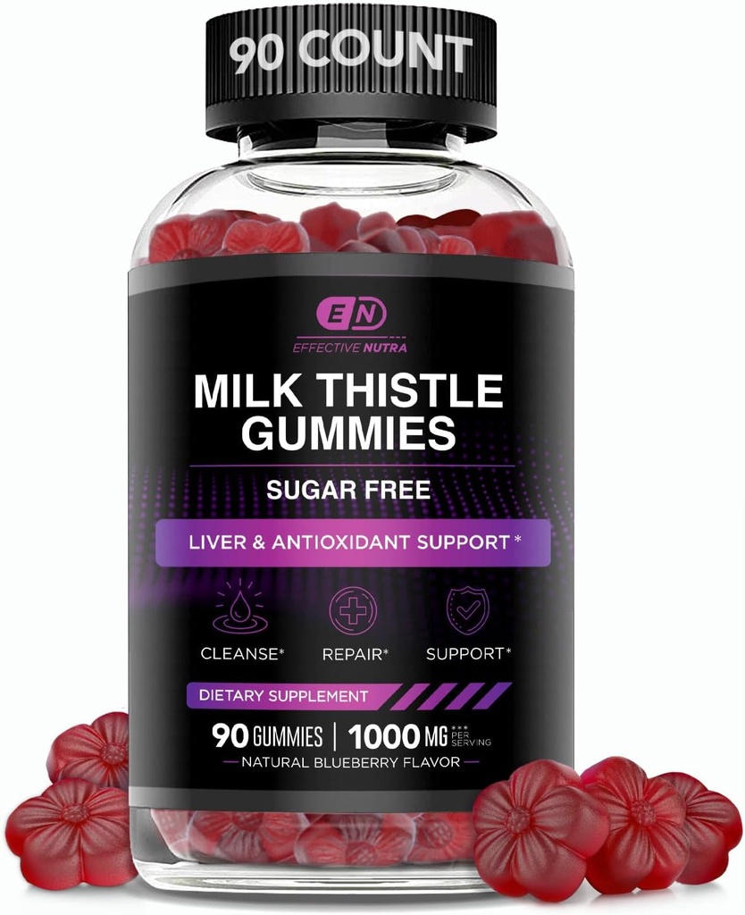 Tehokas NUTRA Milk Thistle Gummies 