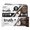Truth Bar Healthy Snack, Omega 3 Chiast, Taimepõhine, Prebiootikumid ja probiootikumid, Kõrge kiudaine, Madal suhkur, Keto, Kosher, Dark Chocolate, Vegan, Gluteenivaba, 12 Ct, 45 g ea.
