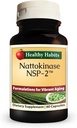 Hábitos saudables Nattokinase NSP2 Suplemento de saúde cardiovascular de alta potencia 60