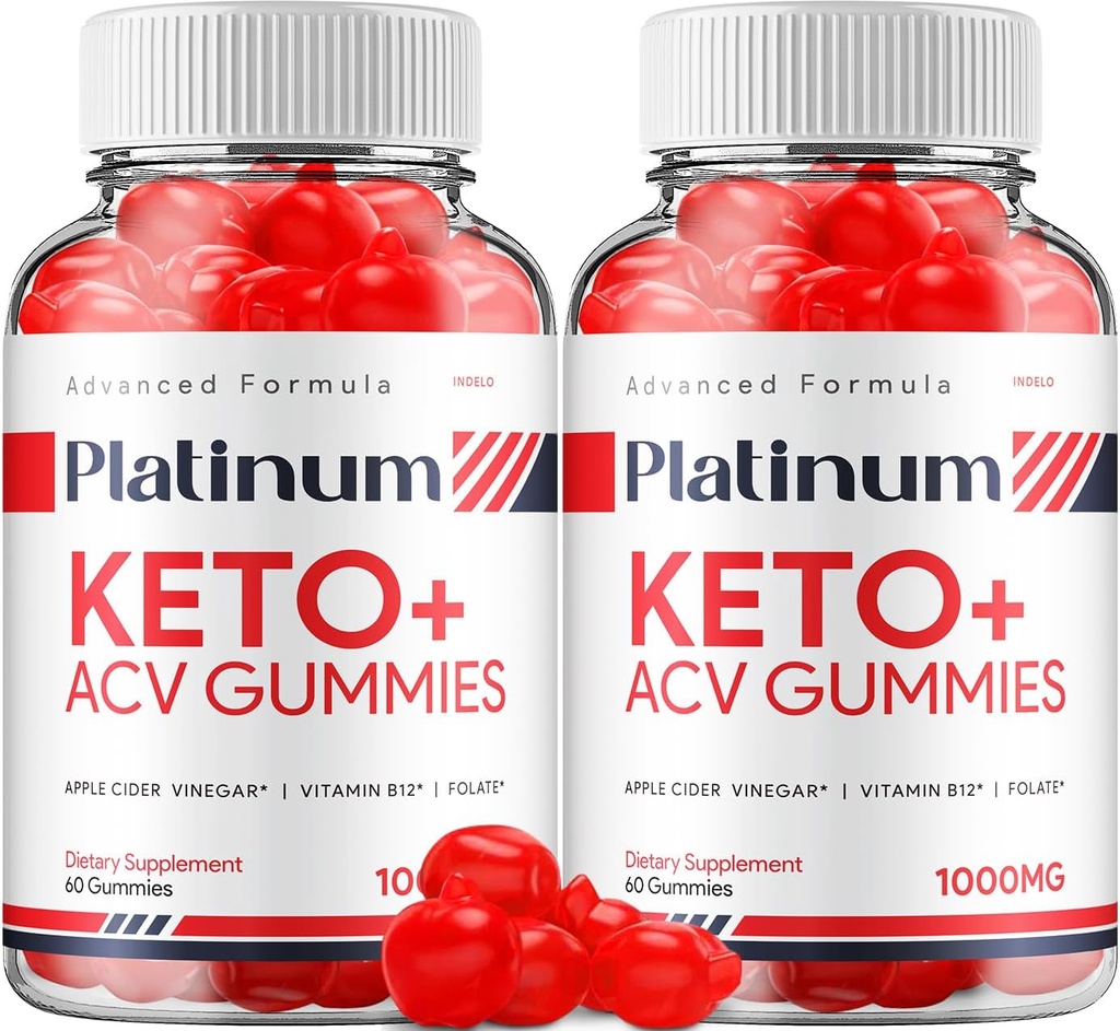 (2 Pack) Platinum Keto ACV gumik - Advanced Formula Platinum Keto Plus ACV Gumies Apple Cider Vinevac Platinum ACV Gumies Diétás kiegészítés Vélemények férfi nők (120 Gumies)