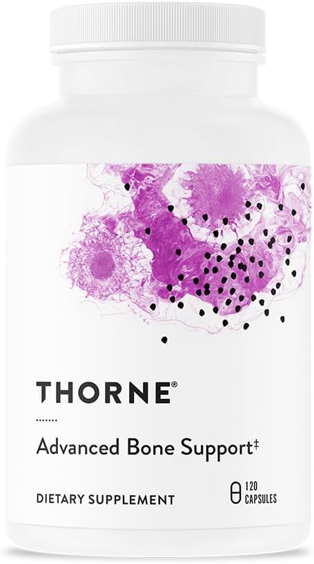 THORNE - Advanced Bone Support - (Formerly Oscap) - Bone Health Supplement med kalcium och vitamin D * - 120 kapslar