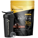 Transformation Chocolate Protein Powder & Performance Insulated Shaker Bottle | 30G Multi-Protein Superblend | Collagen Peptides, Egg White & Plant Blend | MCT Oil | BCAA Amino Acids