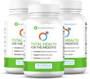 Ben's Natural Health Total Health for The Prostate Supplement with Beta Sitosterol Vitamins C, D, E, Zinc and Turmeric, 360 Vegicaps, 3 Pack