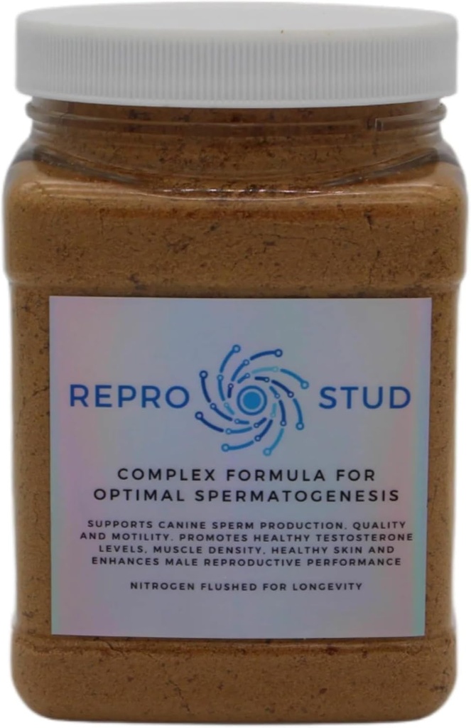 Šunų spermatozoidų stiprintuvas papildas - Advanced Formulė optimali gamyba - šunų veisimosi Vital parama, Padidina lytinių ląstelių vyrų šunims - ReproStud Max ™ (1 Botlle)