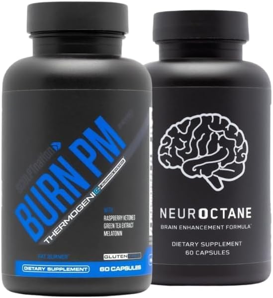 Sculpt Nation by V Shred Burn PM and Neuroctane Brain Supplement Bundle