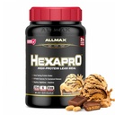 ALLMAX HEXAPRO Protein Powder, Chocolate Peanut Butter, 2 lb, 21 Servings