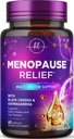 Menopause Supplements for Women - Complete Hot Flash Night Sweats & Menopause Relief Pills, Probiotics with Dong Quai & Black Cohosh for Vaginal, Digestive Support - 60 Capsules