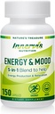 Energy & Mood Supplement – Boost Energy & Reduce Fatigue, Support Relaxation – 150 Kapseln – Non-GMO, 3. Partei getestet – Innervis Nutrition