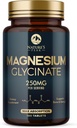 Magnesio Glycinate Chelated for Max Absorption - Supporta Bone, Muscolo, Nervi & Heart Health, Supporto per il sonno della natura e lo stress, Miglior Magnesio Supplemento pillole per il supporto del corpo intero - 180 compresse