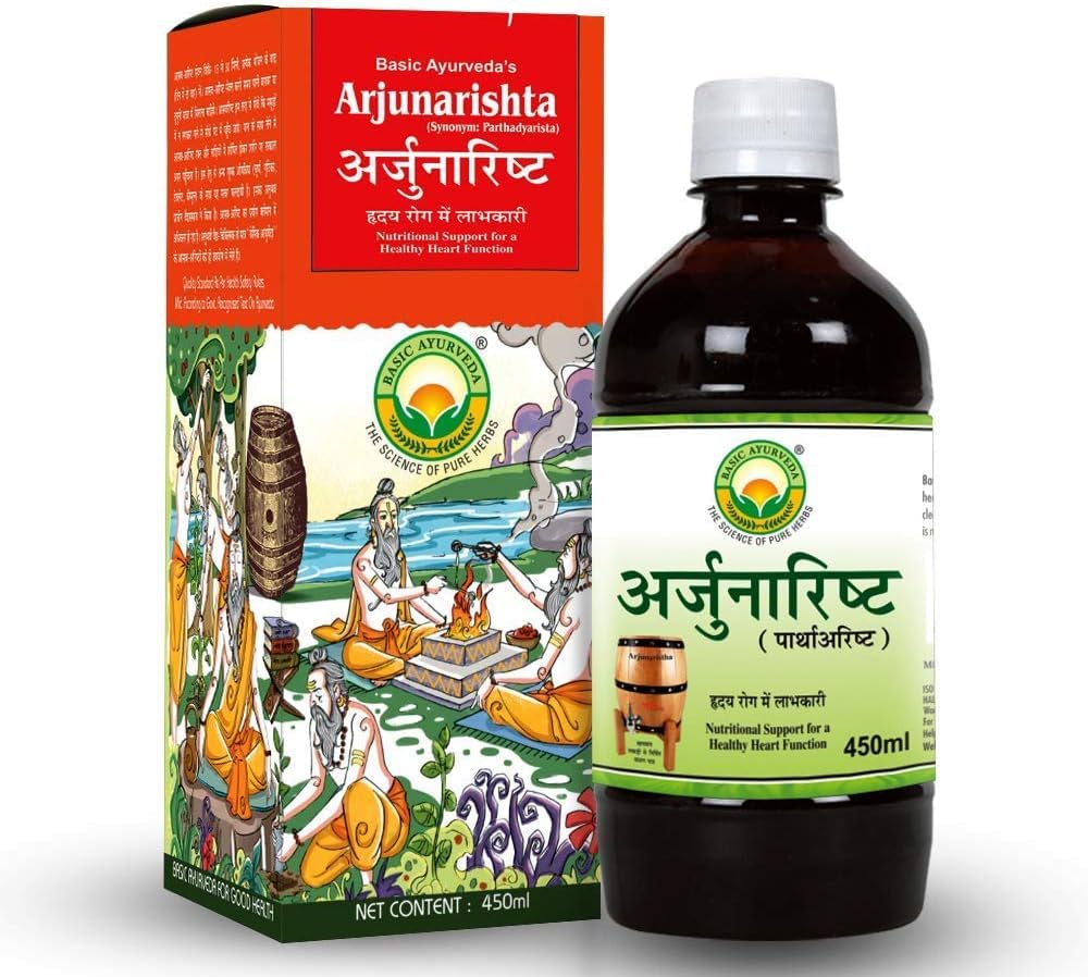 3RU Arjunarishta Syrup 450ml hypertension