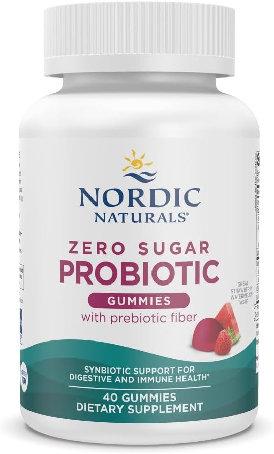 Nòrth Naturals Zero Sugar Probiotic Gigabyes - Pudry Watermen Flavor - 40 Grudes - ajuda en la cobertura de la salut & Imneda - No-GMO - Tercer Partit Test - Vegan - 20 Servings
