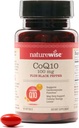 NatureWise CoQ10 100mg + Black Pepper Softgels - cao bao gồm coenzyme Q10 và Black Pepper - Antioxidant for Heart Health + tế bào tiềm năng - Vegan, Non-GMO, Gluten- Free - 90 Count [90-Day Supply]