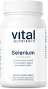 Vital Nutrients - Selen - Výkonná antioxidační podpora - 90 Vegetariánských kapslí na láhev - 200 mcg