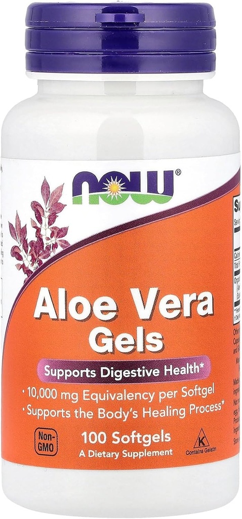 Agora Alimentos Aloe Vera 10, 000 Gels 100 Sgels