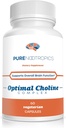 Pure Nootropics - Optimal Choline Complex - Alpha GPC/CDP Citicoline Blend - 300 mg | Cognitive Support | Brain & Muscle Support