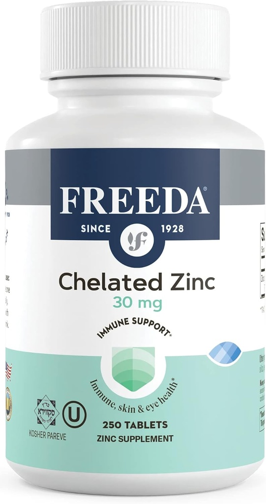 Freeda Chelated Cinc 30mg   год.