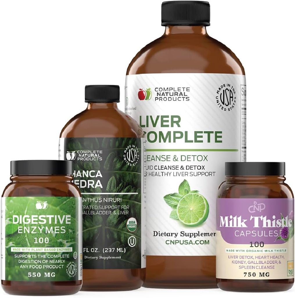 Liver Complete 번들 - Full Liver Cleanse & Detox 지원