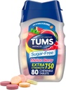 TUMS Extra Strength Kaubarer Zucker Kostenlose Antacid Tabletten für Sodbrennen Relief, Melonenbeere - 80 Count