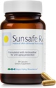 Sunsafe Rx Anti Aging Supplement: Natural Skin Protection Pills with Antioxidants for a Youthful Appearance & Eye Health + Vitamins, Minerals, & 250mg Polypodium Leucotomos (30 Capsules)