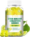 Sugar Citrus Bergamot G Marties per a Sanitaty Cholesterol - All Natural suplementaris 25: 1 Extraieu-vos d'Auditor Bergamot suplementari per al suport d'alta salut contra en Sugar-Free Vegan