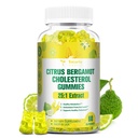 Sugar Free Citrus Bergamot Gummies - All Natural Supplements 25:1 Extract from Italian Bergamot Supplement for Healthy Anti-Aging Sugar-Free Vegan