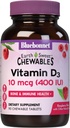 BLUBONNET 营养 地球甜点 Chew VIT D3 400 IU, 90 CT