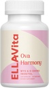 OVA Harmony - Myo & D Chiro Inositol Capsule - 40: 1 Poměr - Ovariální funkce Podpora - Hormonální rovnováha - 120 Inositol dodatek Kapsle