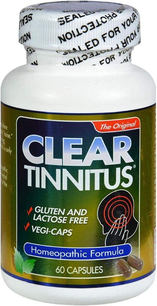 Clear מוצרים Clear Tinnitus - 60 קפסולות - Gluten Free