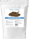Intelixente & Simple Psyllium Pellets para cabalos | Psyllium Husk Fiber Supplement for Equine Digestive Wellness Support | Apple-Banana Flavored | 8 Mensual Purges | 17.5 lb Bag