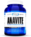Gaspari Nutrition Anavite, Sport Multi- Vitamin s aminokyselin, Beta- Alanin a L- karnitin, Vylepšený výkon a zotavení (Nová menší velikost, 30 Služeb)