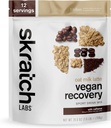 Skratch Labs Recovery Drink Mix - Zab Milk Latte - Post Workout Powder - Teljes növényi fehérje és probiotikumok - 56mg koffein kávéból - 12 szervizek - glutén mentes, kóser, nem GMO