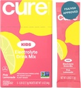 Hidratación Cure Niños Electrolyte Drink Mix ← Rehydration Formulated Pediatrician basado en plantas  No Añadido Sugar, FSA-HSA, Non-GMO, Sin gluten, Sin sabores artificiales ← Caja de 6 Packets - Rosa Lemonade