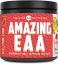 Aminoácidos esenciais EAA | 8 Grams EAA's Per Serving | 30 Servings | 330 Grams Powder Supplement | Made in USA (Natural Fruit Punch)