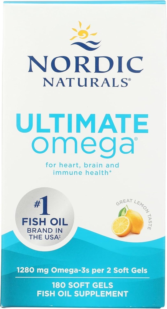 Nórdico Naturals Ultimate Omega 1280 Mg, 180 Ct