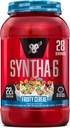 BSN SYNTHA-6 Premium Protein Powder with 6g of Fiber, Whey Protein, Micellar Casein, Milk Protein Isolat Blend, 5g Fat, Fruity Krece, 28 Servings (Packaging May Vary)