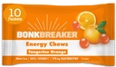 Bono Breaker Energy Chews, Ingredientes libres de lácteos para proporcionar energía rápida y foco, 1 caja de 10 paquetes, Tangerine Orange